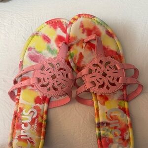 Sam Edelman Multicolor Floral Sandals